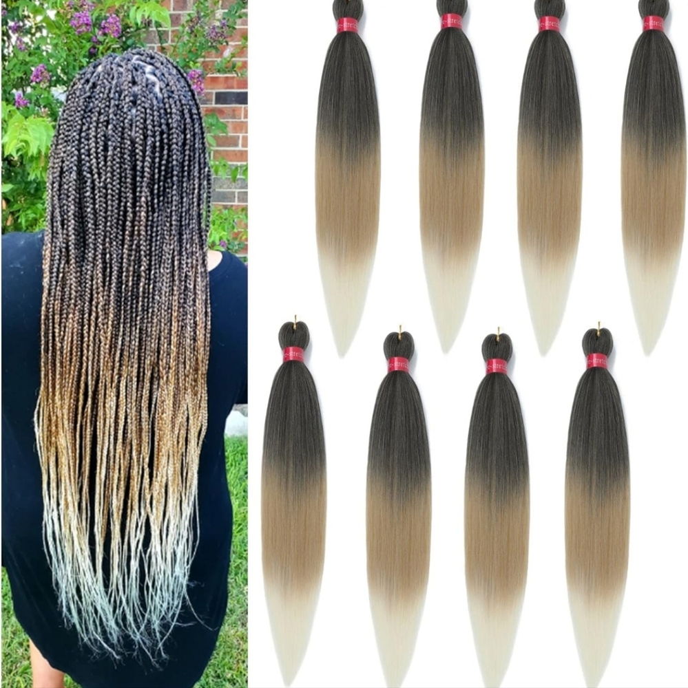 Ombre Pre Stretched Braiding Hair
